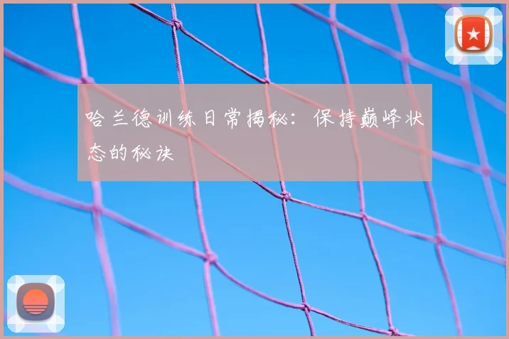 哈兰德训练日常揭秘：保持巅峰状态的秘诀